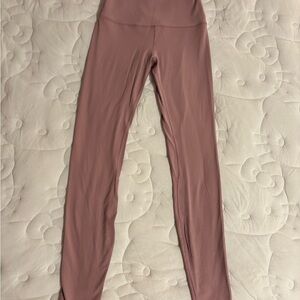 Pink High-Waisted Leggings